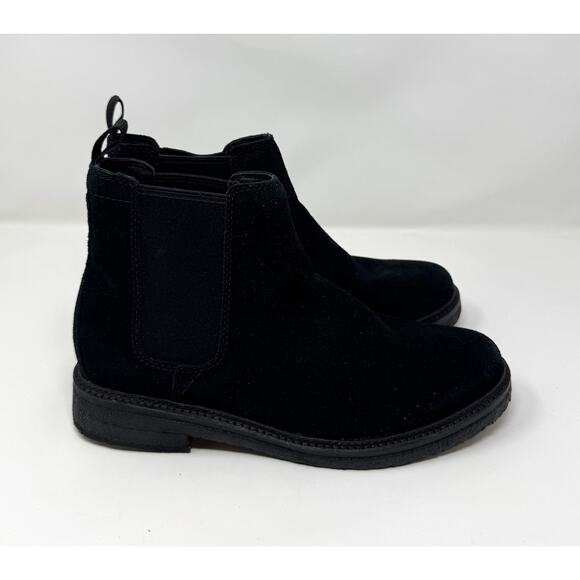 Clarks Men's Clarkdale Easy Chelsea Boot, Black Suede, Size 8 - Picture 2 of 6